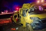 tragicka noc pri kolarove vodic dodavky zisiel z cesty a na mieste zahynul