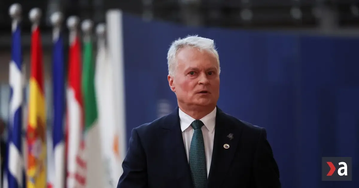 NATO zostrelilo dron v Litve, potvrdil prezident Gitanas Nauséda