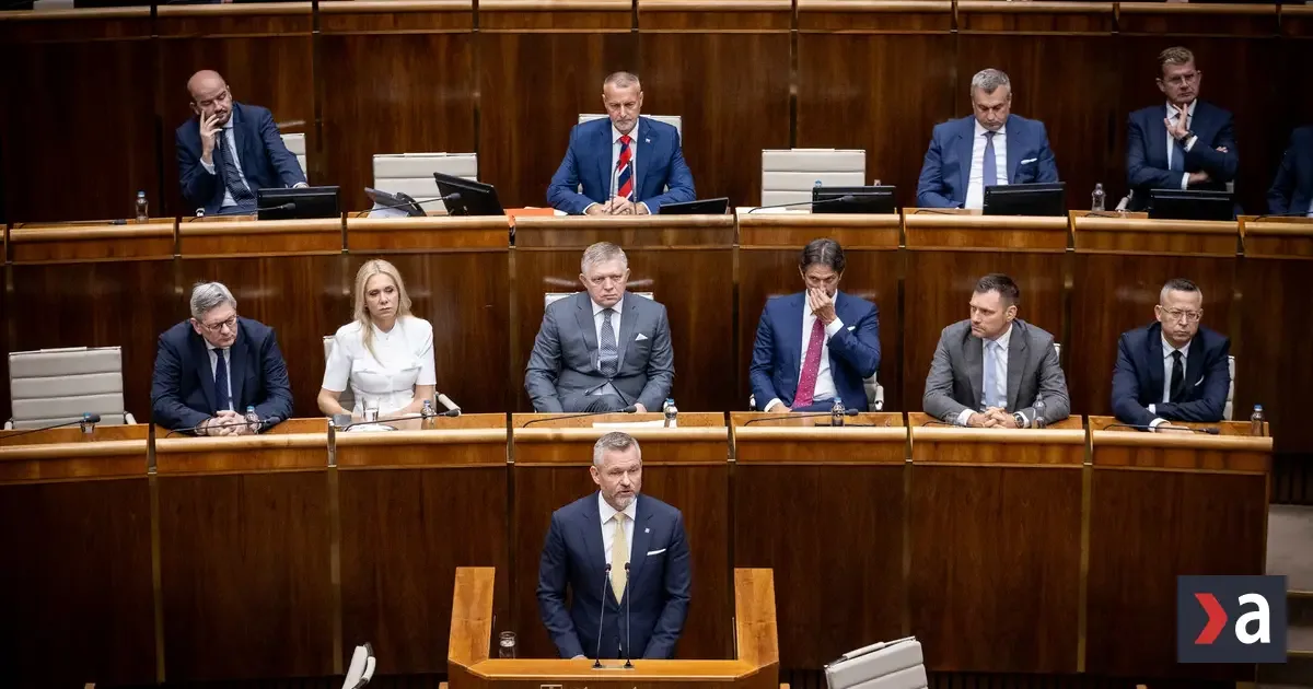 Pellegriniho správa o republike: Pochvala pre Hlas, ticho pri ruských kamerách