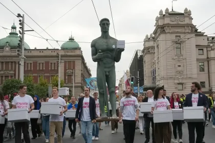 Srbskí študenti podali kandidátku do októbrových volieb
