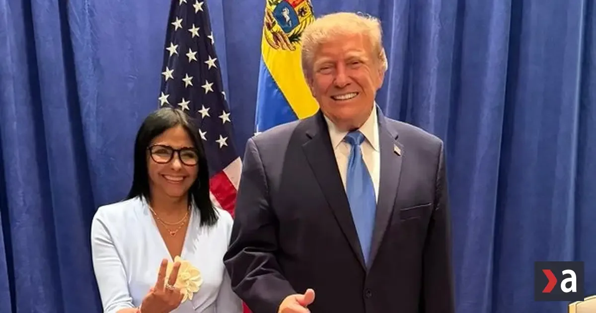 Trump sa po prvý raz stretol s dočasnou líderkou Venezuely, potvrdilo ho Marco Rubio
